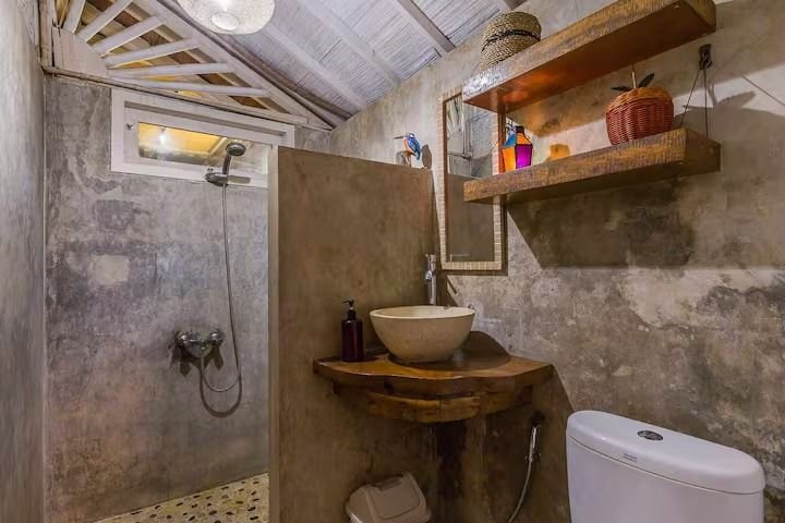 Villa Dua De Is Seminyak, Bali — outdoor bathroom basin