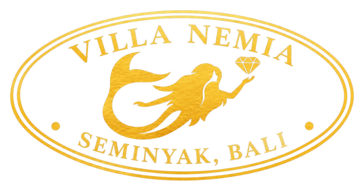 Villa Nemia Seminyak original oval logo