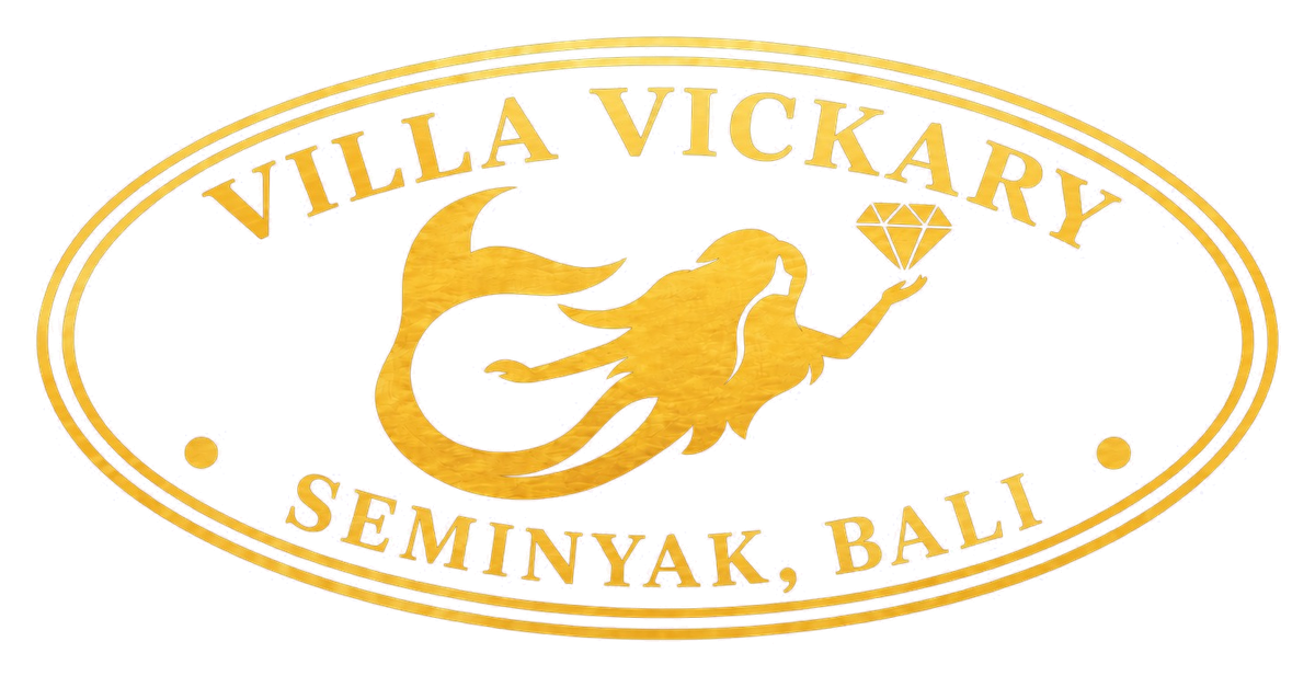 Villa Vickary Seminyak original oval logo