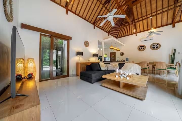 Villa Nemia Seminyak, Bali — living room seating