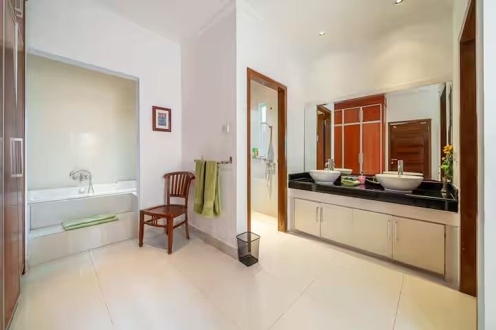 Villa Nemia Seminyak, Bali — bathroom vanity