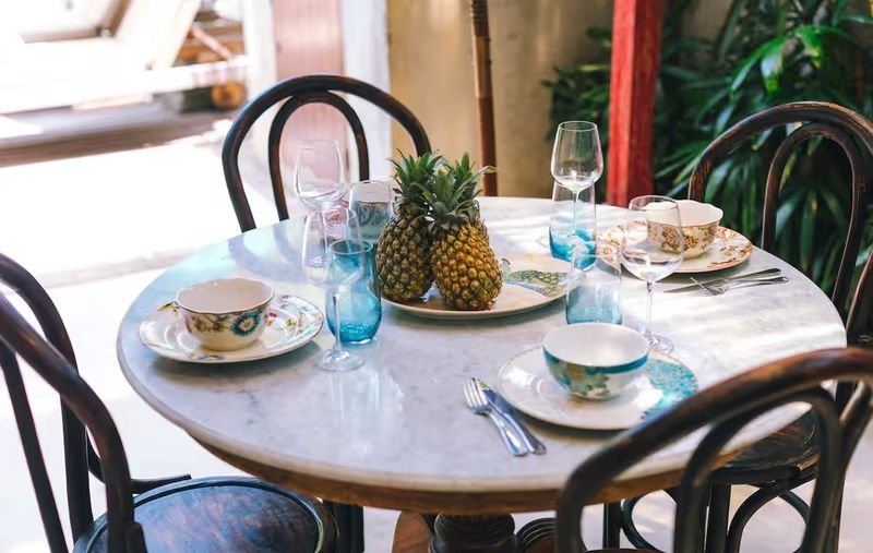 Villa Vickary Seminyak, Bali — table set for dining